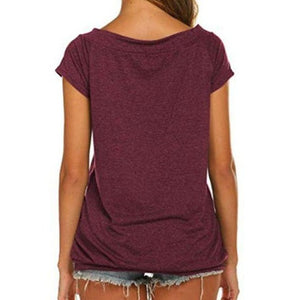 This designer short-sleeve wine red t-shirt is casual but sexy. This fabric is just as comfortable as cotton while also ensuring great printing results. Material: 75% Polyester + 20% Cotton + 5% Spandex. Loose fit. Variety of colors and sizes. Free shipping.