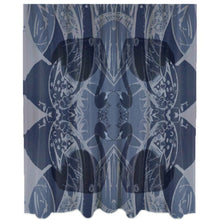 Load image into Gallery viewer, This designer curtain can block 40%-50% of the sunlight while still letting sufficient light in. It is suitable for bedrooms, living rooms, offices, hotels, etc. Material: Chiffon (100% polyester). Features: Easy to care and durable; Spliced in the middle into 2 pieces. Choose your size from the chart below. Free shipping. 
