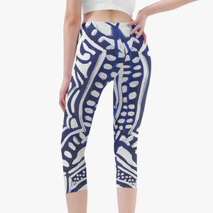 Delft Blue Yoga Pants