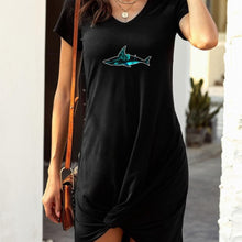 Load image into Gallery viewer, Shark Designer Tee Dress | Multiple Colors
