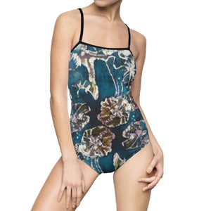 The strap swimsuit is designed for fashionable women; stylish and personalized.