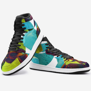 The best basketball sneakers just for you! Designed by Joe Ginsberg. Material: Rubber sole (Non-marking rubber outsole for traction and durability). Perforated toe box provides breathability. Comfort and impact protection. Custom basketball traction pattern ensures grip on any surface. 
