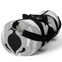 Load image into Gallery viewer, Get this premium black and white sports bag at Ace Shopping club. the best store to buy your premium fitness wear.
