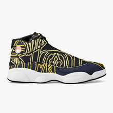Load image into Gallery viewer, Yellow Skeleton Designer Basketball Sneakers
