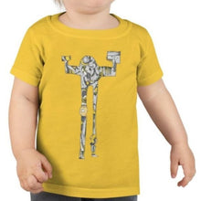 Load image into Gallery viewer, Fantastic yellow toddler t-shirt designed by JG and only available at Ace Shopping Club. A classic fit that is universally comfy, Free Shipping. 
