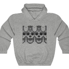Load image into Gallery viewer, This grey hoodie is crafted for comfort, this lighter weight sweatshirt is perfect for relaxing. Once put on, it will be impossible to take off. Designed by Joe Ginsberg for Ace. Classic fit. Material: 50% Cotton; 50% Polyester. Medium fabric (8.0 oz/yd² (271.25 g/m²). Runs true to size. Free Shipping.
