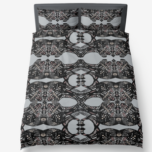 This Duvet Cover is designed by award-winning designer, Joe Ginsberg for Ace Shopping club..  The set contains 1 duvet cover, and 2 pillowcases. Made of high-density anti-allergy polyester plain fabric, with the perfect pilling resistance.. The best bedding at Ace Shopping Club.