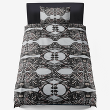 Load image into Gallery viewer, This Duvet Cover is designed by award-winning designer, Joe Ginsberg for Ace Shopping club..  The set contains 1 duvet cover, and 2 pillowcases. Made of high-density anti-allergy polyester plain fabric, with the perfect pilling resistance. Premium hyperallergenic designer bedding at Ace Shopping Club
