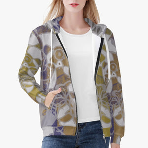 This designer hoodie has a classic fit. Durable zipper up closure. Handmade with premium polyester blend fabric, guarantee the soft wearing feeling. Reinforced cuffs and waist, durable for daily occasions.