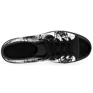 Skeleton High-top Designer Sneakers