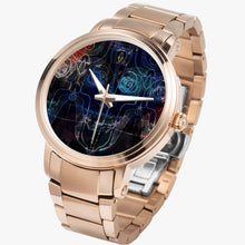 Load image into Gallery viewer, This watch is a unique gift for someone who loves fishing. Designer by Joe Ginsberg. Classic analogues high quality automatic mechanical movement watch. High-density stainless-steel body, accurate timing, 
