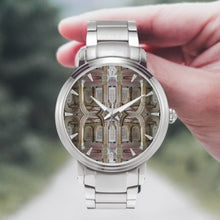 Load image into Gallery viewer, This watch is a unique gift for someone who loves architecture. Classic Analogues high quality automatic mechanical movement watch. High-density stainless steel body, accurate timing, suitable for business and casual occasions. 
