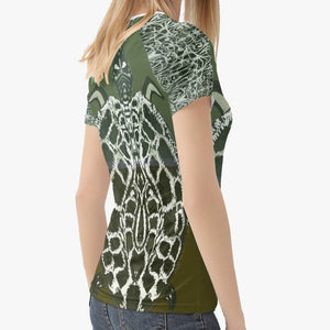 Green Turtle Designer T-shirt