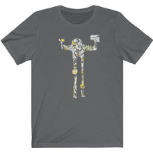 Load image into Gallery viewer, This updated grey robot t-shirt fits like a well-loved favorite. Super soft cotton and excellent quality print makes one to fall in love with it over and over again. Designed by Joe Ginsberg. Retail fit. Material: 100% Soft cotton (fibre content may vary for different colors). Runs true to size. Free shipping. 

