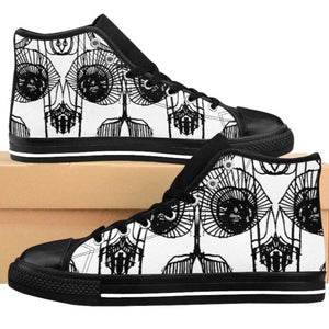 Skeleton High-top Designer Sneakers
