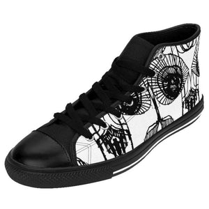 Skeleton High-top Designer Sneakers
