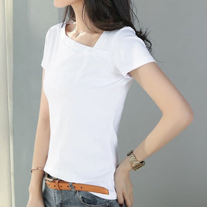Beautiful simple shirts in black and white. Material: 95% cotton, 5% Spandex. Sleeve Style: Regular. Sleeve Length: Short. Fit Type: Regular. Fabric Type: Broadcloth. Collar: Skew Collar. Clothing Length: Regular