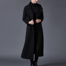 Load image into Gallery viewer, Wool Black Coat
