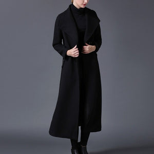 Wool Black Coat