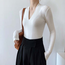 Load image into Gallery viewer, Long Sleeved V-Neck Top | Multiple Colors
