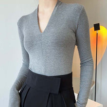 Load image into Gallery viewer, Long Sleeved V-Neck Top | Multiple Colors
