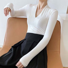 Load image into Gallery viewer, Long Sleeved V-Neck Top | Multiple Colors
