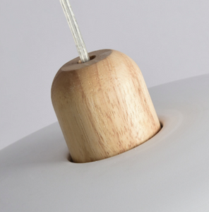 The perfect minimalist white dining room pendant. This hanging pendant is suspended from the ceiling by a cord. Bulbs are not included. Technics: Painted metal and wood. Power Source: AC. Warranty: 3 years. Number of light sources: 1 Lighting Area: 107.6 - 161 square foot (10-15 square meters). Base Type: E27. Not dimmable. Switch Type: no. Light Source: LED Bulbs. Voltage: 90-260V. Style: Modern. Free shipping.