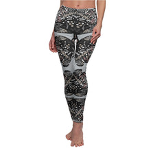 Load image into Gallery viewer, Grey graphic yoga and pilates leggings for women at Ace Shopping Club. We welcome you to shop with us! www.aceshoppingclub.com 
