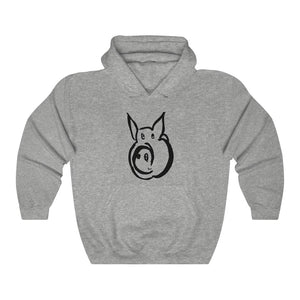 Pig graphic designer hoody in grey for women at Ace Shopping Club. We welcome you to shop with us! www.aceshoppingclub.com 