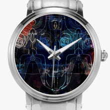 Load image into Gallery viewer, This watch is a unique gift for someone who loves fishing. Designer by Joe Ginsberg. Classic analogues high quality automatic mechanical movement watch. High-density stainless-steel body, accurate timing, 
