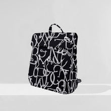 Load image into Gallery viewer, This Flap Top Designer Backpack from the JG Signature Collection comes with extra compartments in the back and on the inside for better organization. 
