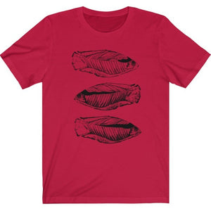 This soft and excellent red designer t-shirt is the ultimate fisherman's shirt and the best gift to give to  your family or  friends. Designed by Joe Ginsberg for Ace Shopping Club. Retail fit. Material: 100% Soft cotton. Runs true to size. Free shipping.