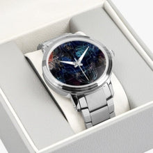 Load image into Gallery viewer, This watch is a unique gift for someone who loves fishing. Designer by Joe Ginsberg. Classic analogues high quality automatic mechanical movement watch. Best gift for him.  
