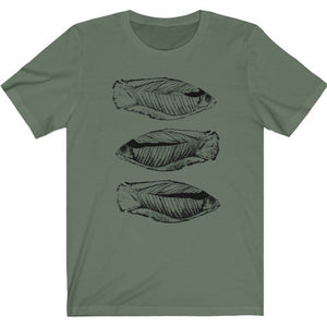 This soft and excellent military green  t-shirt is the ultimate fisherman's shirt and the best gift to give to  your family or  friends. Designed by Joe Ginsberg for Ace Shopping Club. Retail fit. Material: 100% Soft cotton. Runs true to size. Free shipping.