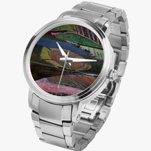 Load image into Gallery viewer, This watch is a unique gift for someone who loves fishing. Classic Analogues high quality automatic mechanical movement watch. High-density stainless steel body, accurate timing, suitable for business and casual occasions. No Battery Required. 3ATM Water-resistance. High density 304 stainless steel case. No allergy. Classic folding clasp buckle style, easy to adjust and fasten.
