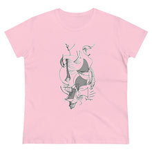 Load image into Gallery viewer, This light pink t-shirt is designed by Joe Ginsberg. What’s better than soft, heavy cotton, quality t-shirt in your wardrobe?
