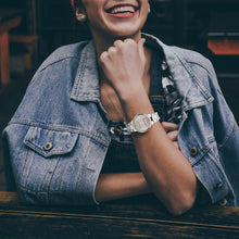 Load image into Gallery viewer, Exclusive designer watch type just for you.  Be your unique you! Ultra-thin unisex watch from the JG Signature Watch Collection! 
