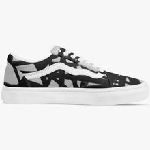Load image into Gallery viewer, Fun designer black and white sneaker by JG. Only available at Ace Shopping Club. Unisex. Trendy canvas upper with soft lining construction.
