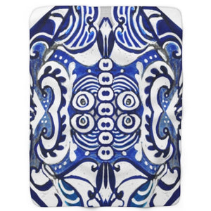 Best blue and white throw for your sofa  at Ace Shopping Club. Shop with us now! www.aceshoppingclub.com 