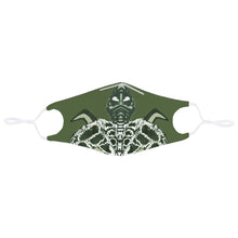 Load image into Gallery viewer, Green Turtle Designer Face Mask with Two PM 2.5 Filters
