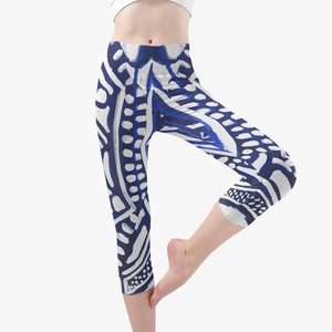Delft Blue Yoga Pants