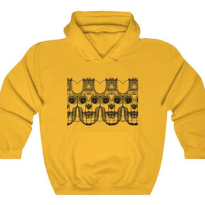 Crafted for comfort, this yellow hoodie is perfect for relaxing. Once put on, it will be impossible to take off. Designed by Joe Ginsberg for Ace. Classic fit. Material: 50% Cotton; 50% Polyester. Medium fabric (8.0 oz/yd² (271.25 g/m²). Runs true to size. Free Shipping.