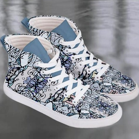 Luxe Hi-Top Designer Sneakers