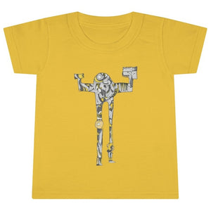 Fantastic yellow robot toddler t-shirt designed by JG and only available at Ace Shopping Club. A classic fit that is universally comfy, Free Shipping. 