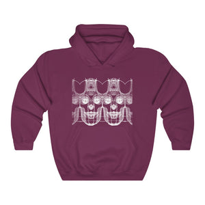 Skeleton Designer Hooded Sweatshirt | Multiple Colors Available