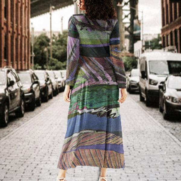Look fantastic in this designer dress by JG. Only available at Ace Shopping Club. Handmade premium polyester-spandex fabric guaranteed a soft feeling. Classic round collar. 