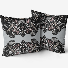 Load image into Gallery viewer, Grey bedroom pillows. This decorative throw pillow is made of a polyester Blend, soft and easy to care for. Add a touch of graceful color to your bedroom, guest room or kids’ room. Designed by Joe Ginsberg. Hidden Zipper. Bedroom throw pillows at Ace Shopping Club.
