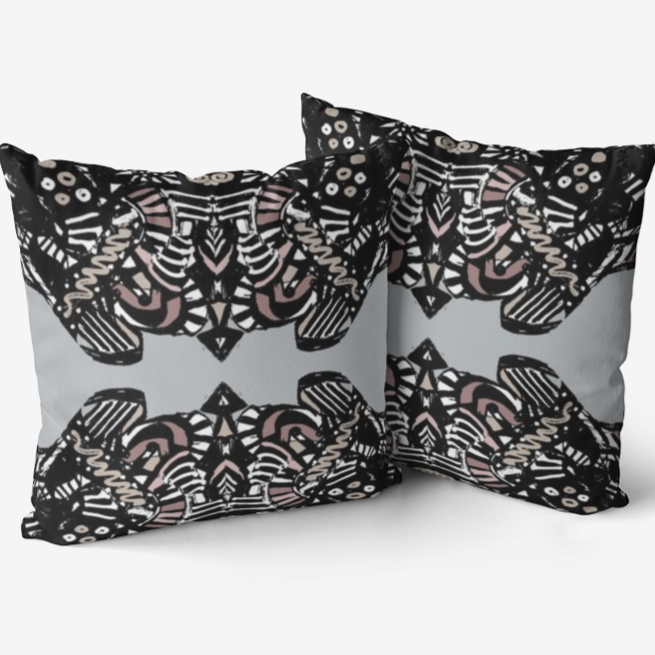 Grey bedroom pillows. This decorative throw pillow is made of a polyester Blend, soft and easy to care for. Add a touch of graceful color to your bedroom, guest room or kids’ room. Designed by Joe Ginsberg. Hidden Zipper. Bedroom throw pillows at Ace Shopping Club.