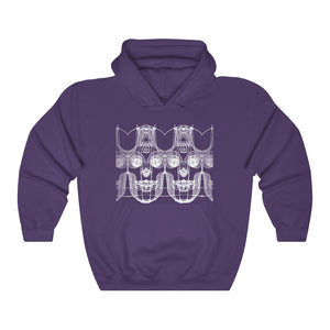 Skeleton Designer Hooded Sweatshirt | Multiple Colors Available