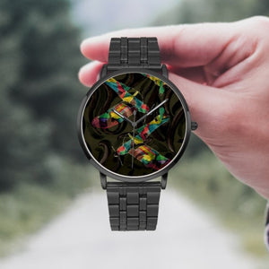 Unique premium ultra-thin black watch suitable for everyday life! Only available at Ace Shopping Club. Premium SEIKO Quartz Movement.Premium Stainless Steel Case & Bands. 